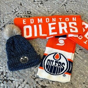 Kids' Edmonton Oilers Winter Set